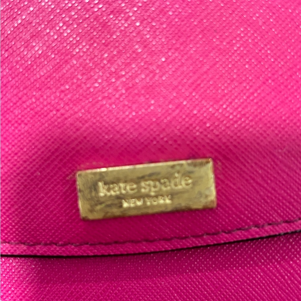 Kate Spade Magenta Crossbody Bag with Gold Chain - Picture 5 of 10